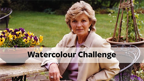 watercolorchallenge Dihirod Dyfed filmed at Glynhir mansion